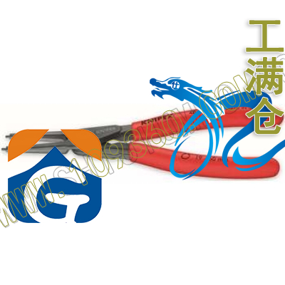 直嘴精密孔用卡簧钳 凯尼派克 KNIPEX 48 11 J2