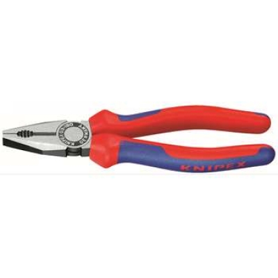 双色双料柄钢丝钳 凯尼派克 KNIPEX 02 05 180