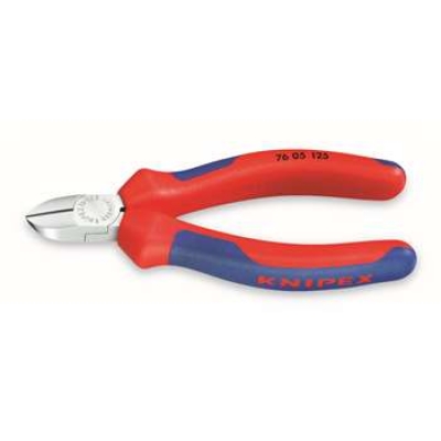 电子机工斜嘴钳 凯尼派克 KNIPEX 76 05 125