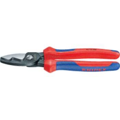 双色柄电工电缆剪 凯尼派克 KNIPEX 95 12 200