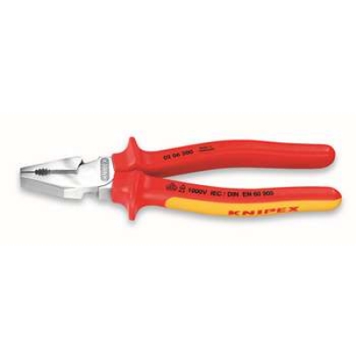 省力型绝缘钢丝钳 凯尼派克 KNIPEX 02 07 225