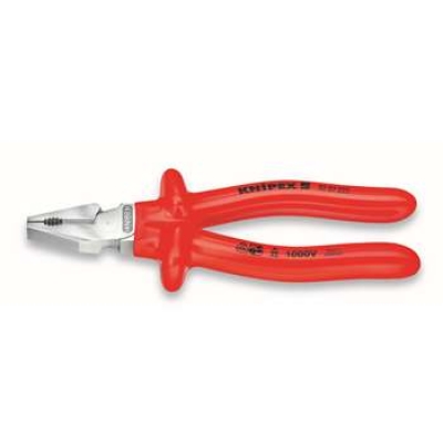 省力型绝缘钢丝钳 凯尼派克 KNIPEX 02 07 225