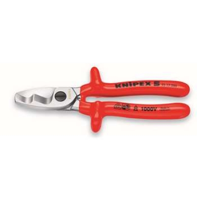双剪口绝缘电缆剪 凯尼派克 KNIPEX 95 17 200