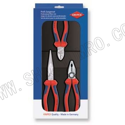 3件通用钳子套装 凯尼派克 KNIPEX 00 20 11 S5