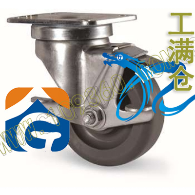 平板式轻型聚烯烃脚轮 2-3646-533 科顺colson