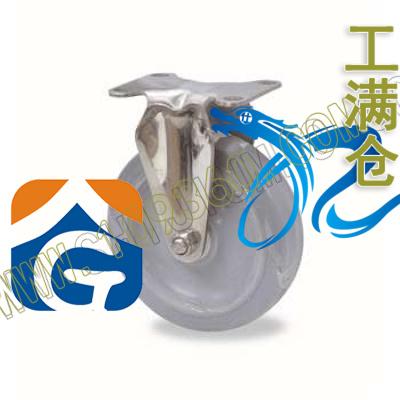 平板式中型聚烯烃脚轮 4-5109-831 科顺colson