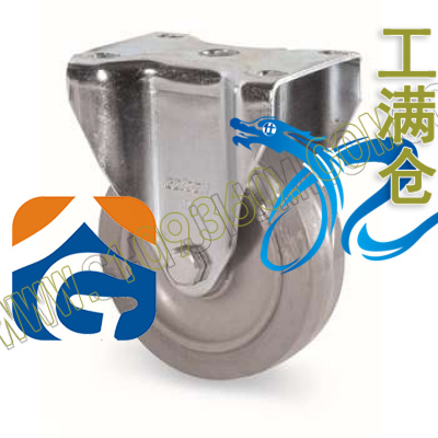 平板式中型**人造胶脚轮 4-5109-459BRK2 科顺colson