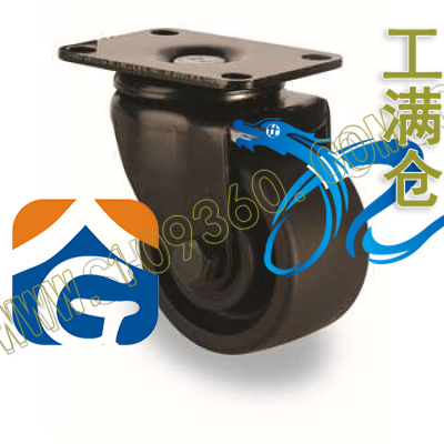 平板式中型玻纤增强尼龙低重心脚轮 S4-3305-351 科顺colson