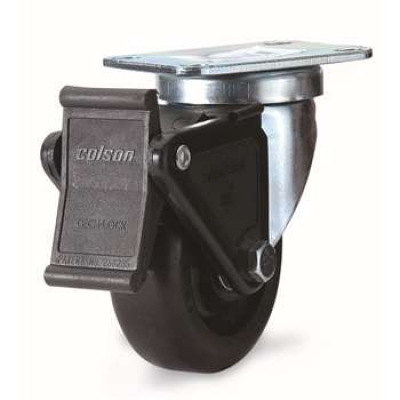 平板式轻型聚烯烃脚轮 2-3646-533BRK1 科顺colson
