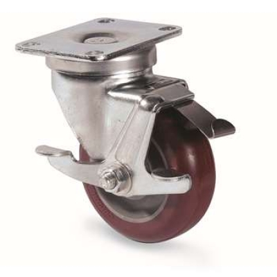 平板式轻型聚氨酯脚轮 2-3646-95BRK2 科顺colson