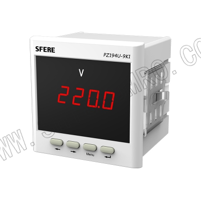 单相数显电压表  斯菲尔(SFERE) PZ194U-9K1(b) AC220V