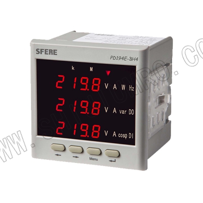 多功能谐波表  斯菲尔(SFERE)  PD194E-3H4(d)  AC100V 1A-3P3W