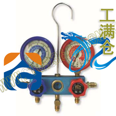 二通双表阀加液表 猛虎  MH-4432(R134A,带3根60