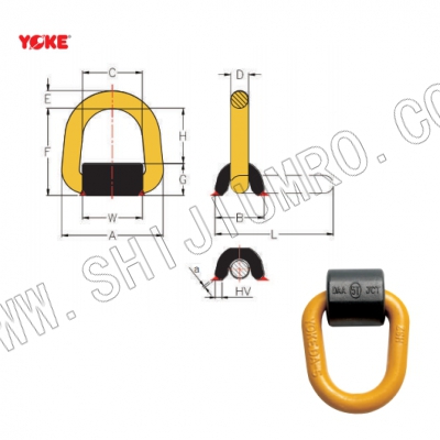 经济型安全焊接起重吊点 公制(8-0573)振锋yoke