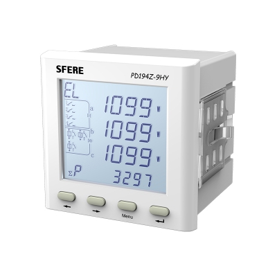 多功能谐波表  斯菲尔(SFERE) PD194Z-9HY(d) AC100V 1A-3P3W