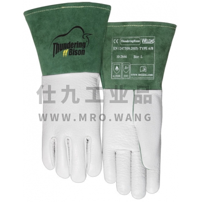 2010年新款野牛皮手套 野牛王氩弧焊TIG款 WELDAS/威特仕 10-2644