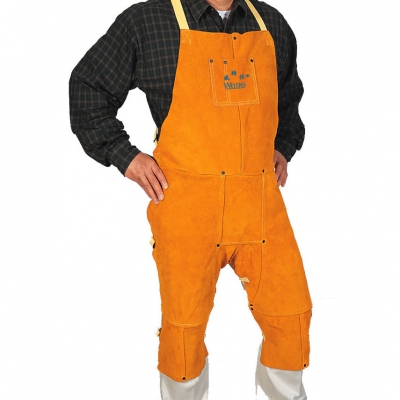 金黄色皮分脚围裙, 91cm长 WELDAS/威特仕 44-2236