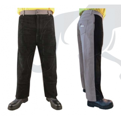 电弧骑士前皮后布工作裤 WELDAS/威特仕 38-4650