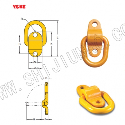 安全螺栓固定吊点 UNC 8-058-3T 振锋yoke