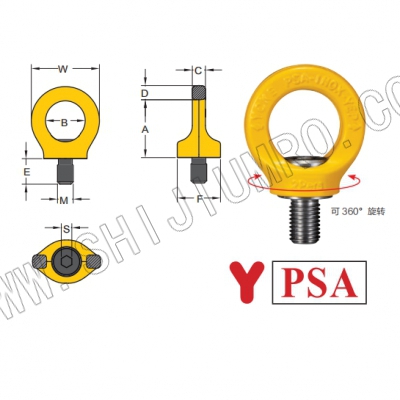 PSA- 不锈钢安全防坠落锚点 公制螺纹 (8-285-015)  振锋yoke