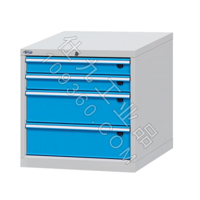 位邦重型工具柜 车间零部件四抽屉工具柜 单轨承重85kg717*725*700