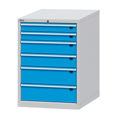 位邦重型工具柜 车间零部件六抽屉工具柜 单轨承重85kg717*725*1000