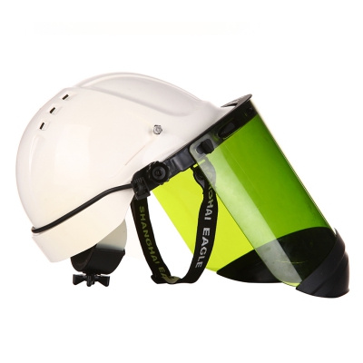 锦禾标准1级防电弧面屏9.9cal电工作业轻型防护面罩头盔E1T1303