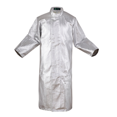 锦禾铝箔隔热服长大褂无背囊耐高温阻燃作业服防护服工作服FG1701