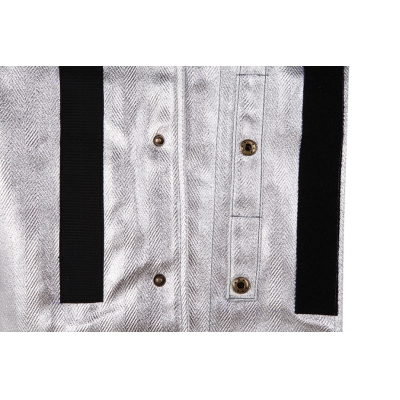 锦禾铝箔隔热服长大褂无背囊耐高温阻燃作业服防护服工作服FG1701