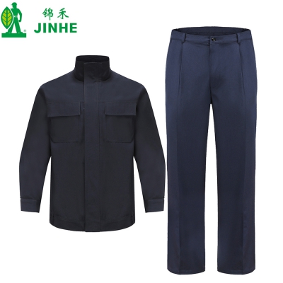锦禾高温阻燃作业服B级防护服茄克套装工作服H0DJA1301+H0DKA1301