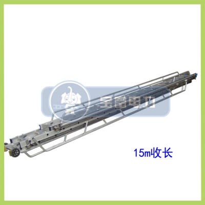 宝富铝合金三节伸缩直梯三联单面升降梯RLAE-S-60/80/90/120/150