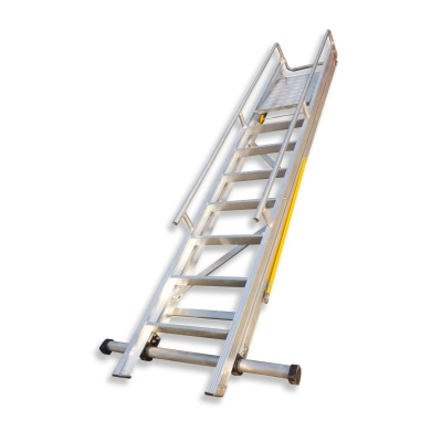 宝富铝合金可折叠平台A型梯可移动平台梯 RLAP-D-10/15/20/25/30