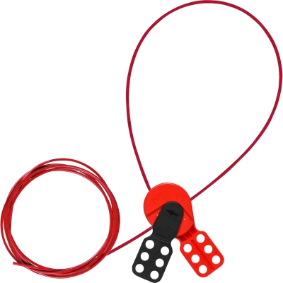 贝迪（brady）Safelex缆锁带钢缆/尼龙绝缘线缆 3/6/10/15英尺