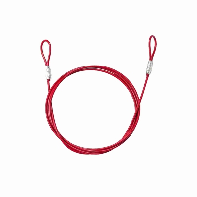 贝迪（brady）双孔缆锁 4.8mm直径涂塑钢缆 0.6m/1.2m/1.8m/2.4m