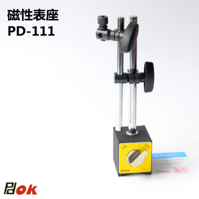 PDOK机械万向磁性表座PD-111 PD-112 PD-113装配百分表千分表杠杆表