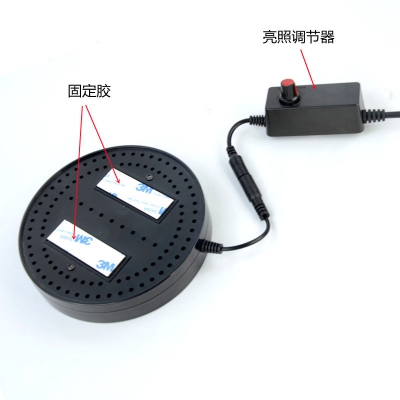 PDOK显微镜底光源OK130 LED无影灯环形补光灯 芯片软PCB印刷毛发