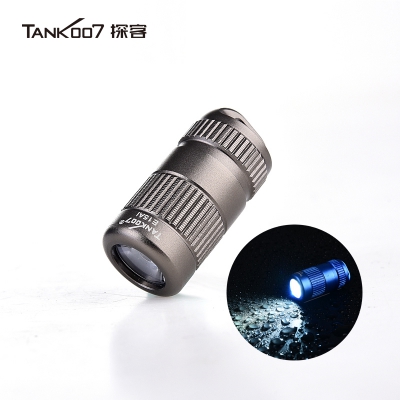 探客tank007家用户外迷你便携强光灯防水吊坠手电E15AI 流明100