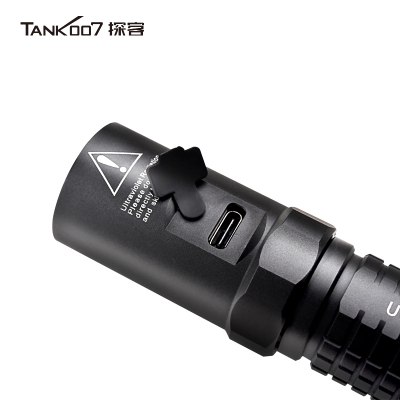 探客tank007直充365nm紫外线手电筒UV-L03C古玩鉴玉探伤荧光检测