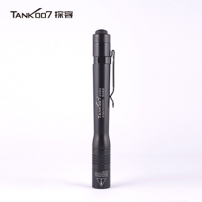探客tank007带抱夹365nm紫外线荧光剂检测手电筒UVE2烟酒证件防伪