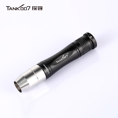 探客tank007照玉强光手电筒TK568铝头黄光 钢头白光 原石鉴定