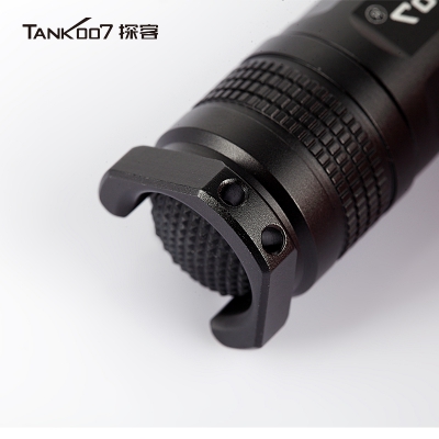 探客tank007照玉强光手电筒TK568铝头黄光 钢头白光 原石鉴定