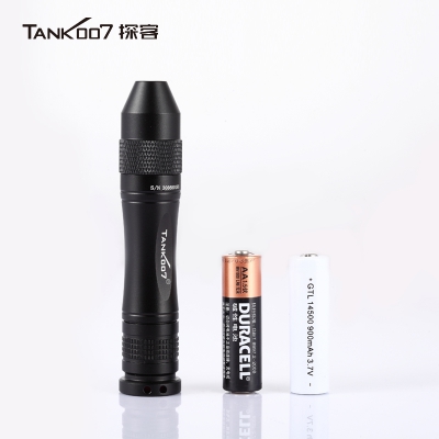 探客tank007照玉强光手电筒TK568铝头黄光 钢头白光 原石鉴定