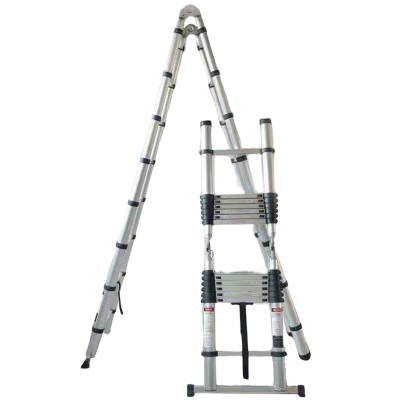 登月铝合金竹节两用梯DYZLY系列伸缩梯3.8/4.5/5.0m承重150kg