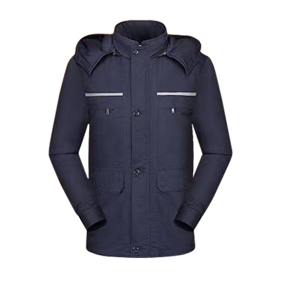 蓝装AUGER冬装工作服FHBN102防寒保暖 活里活面 带帽子160-190