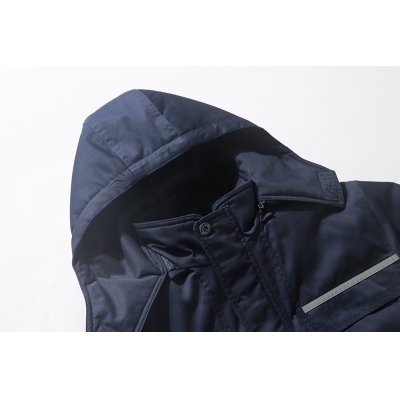 蓝装AUGER冬装工作服FHBN102防寒保暖 活里活面 带帽子160-190