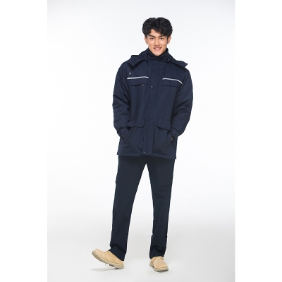 蓝装AUGER冬装工作服FHBN102防寒保暖 活里活面 带帽子160-190
