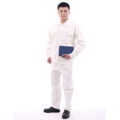 蓝装AUGER长袖春秋防阻燃工作服套装FHZR101防护服160-190