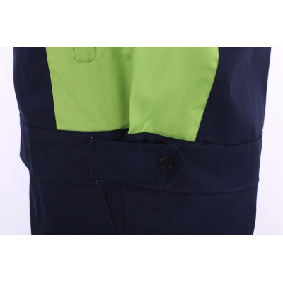 蓝装AUGER春秋工作服LZGZ104长袖工装劳保服套装 藏蓝绿色160-190