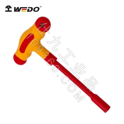 维度WEDO钢制绝缘注塑T型套筒扳手IN525A 耐压1KV