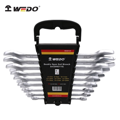 维度WEDO钢制德标双头呆扳手组套（9件套）WD001C9